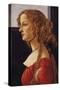 A Young Woman - Simonetti Vespucci-Sandro Botticelli-Stretched Canvas