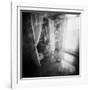 A Young Woman Smoking a Cigarette Seated in the Sunlight Shining through a Window-Rafal Bednarz-Framed Photographic Print