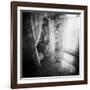 A Young Woman Smoking a Cigarette Seated in the Sunlight Shining through a Window-Rafal Bednarz-Framed Photographic Print