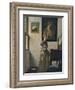 'A Young Woman Standing at a Virginal', about 1670-1672-Jan Vermeer-Framed Giclee Print