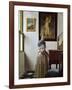 A Young Woman Standing at a Virginal. C.1670-Johannes Vermeer-Framed Giclee Print