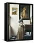 A Young Woman Standing at a Virginal-Johannes Vermeer-Framed Stretched Canvas