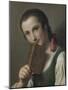 A Young Woman with a Book-Pietro Rotari-Mounted Art Print