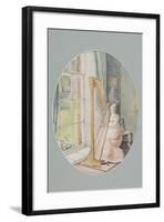 A Young Woman with a Harp, 2009-Caroline Hervey-Bathurst-Framed Giclee Print