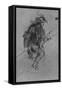 'A Youth on Horseback', c1480 (1945)-Leonardo Da Vinci-Framed Stretched Canvas