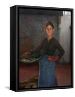 A Zandvoort Fishergirl, 1884-Elizabeth Adela Stanhope Forbes-Framed Stretched Canvas