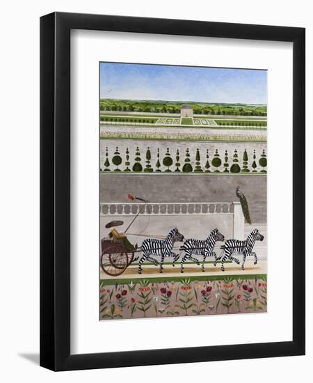 A Zeal of Zebras-Rebecca Campbell-Framed Premium Giclee Print