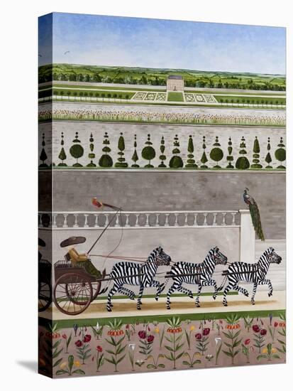 A Zeal of Zebras-Rebecca Campbell-Stretched Canvas