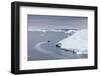 A Zodiac Amongst Huge Icebergs Calved from the Ilulissat Glacier, Ilulissat, Greenland-Michael Nolan-Framed Photographic Print