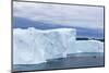 A Zodiac Amongst Huge Icebergs Calved from the Ilulissat Glacier, Ilulissat, Greenland-Michael Nolan-Mounted Photographic Print