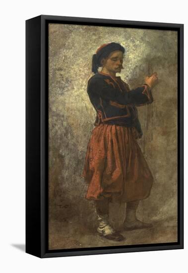 A Zouave, 1856-62-Thomas Couture-Framed Stretched Canvas