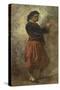A Zouave, 1856-62-Thomas Couture-Stretched Canvas