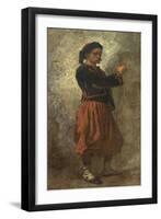 A Zouave, 1856-62-Thomas Couture-Framed Giclee Print