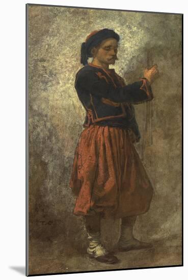 A Zouave, 1856-62-Thomas Couture-Mounted Giclee Print