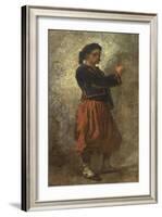 A Zouave, 1856-62-Thomas Couture-Framed Giclee Print