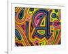 A-Abstract Graffiti-Framed Giclee Print