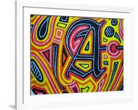 A-Abstract Graffiti-Framed Giclee Print