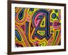 A-Abstract Graffiti-Framed Giclee Print