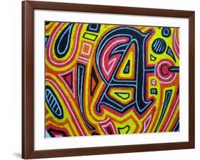 A-Abstract Graffiti-Framed Giclee Print