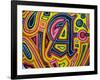 A-Abstract Graffiti-Framed Giclee Print