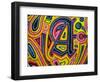 A-Abstract Graffiti-Framed Giclee Print