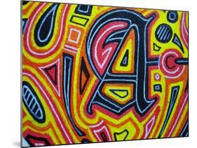 A-Abstract Graffiti-Mounted Giclee Print