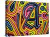 A-Abstract Graffiti-Stretched Canvas