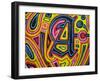 A-Abstract Graffiti-Framed Giclee Print