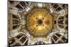 Aachen Cathedral Cupola and Barbarossa's Chandelier-G&M-Mounted Photographic Print