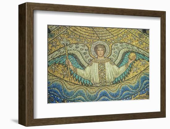 Aachen Cathedral, Mosaic of Arch Angel, Aachen, Germany-Jim Engelbrecht-Framed Photographic Print