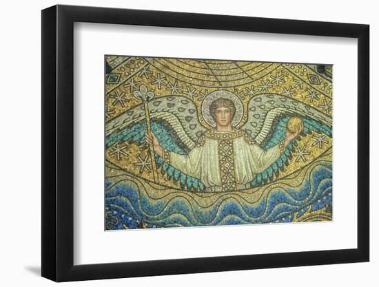 Aachen Cathedral, Mosaic of Arch Angel, Aachen, Germany-Jim Engelbrecht-Framed Photographic Print