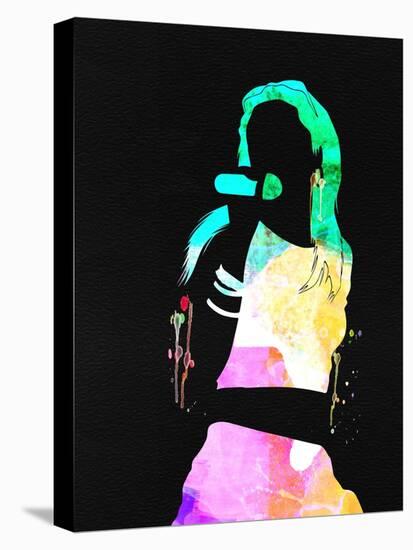 Aaliyah Watercolor-Lana Feldman-Stretched Canvas