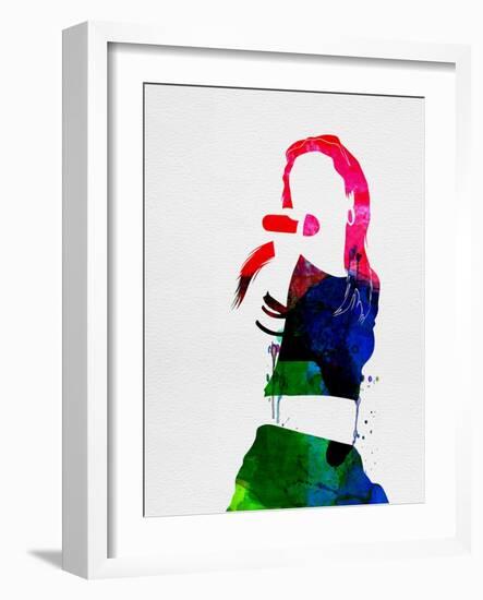 Aaliyah Watercolor-Lana Feldman-Framed Art Print