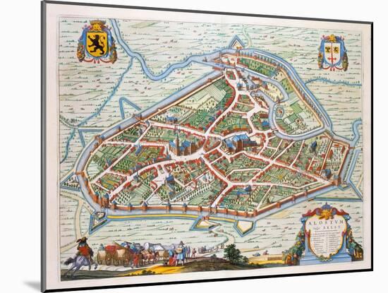 Aalst, 1649-Joan Blaeu-Mounted Giclee Print