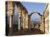 Aanjar, Umayyad Remains, Bekaa Valley, Lebanon, Middle East-Charles Bowman-Stretched Canvas