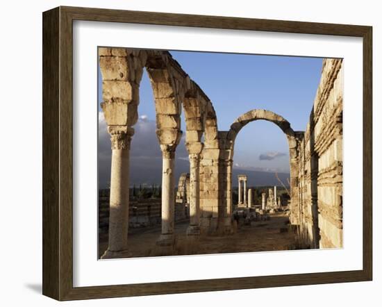 Aanjar, Umayyad Remains, Bekaa Valley, Lebanon, Middle East-Charles Bowman-Framed Photographic Print