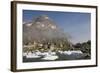 Aappilattoq Village and Mountain-null-Framed Photographic Print