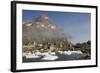 Aappilattoq Village and Mountain-null-Framed Photographic Print