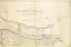 Map of India, 1822-Aaron Arrowsmith-Giclee Print