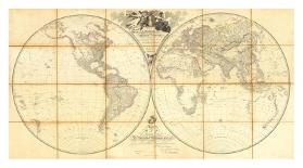 Map of the World, Researches of Capt. James Cook, c.1808-Aaron Arrowsmith-Art Print