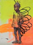 Young King (Oil on Panel)-Aaron Bevan-Bailey-Giclee Print