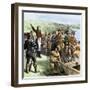 Aaron Burr Exhorting His Followers at Blennerhassett Island, Ohio River, 1805-null-Framed Giclee Print