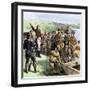 Aaron Burr Exhorting His Followers at Blennerhassett Island, Ohio River, 1805-null-Framed Giclee Print