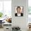 Aaron Eckhart-null-Framed Stretched Canvas displayed on a wall