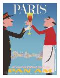 Paris, France - Pan American World Airways-Aaron Fine-Laminated Giclee Print