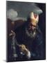 Aaron, High Priest of the Israelites, Holding a Censer-Pier Francesco Mola-Mounted Giclee Print