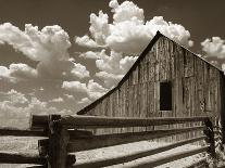 Pier at Lake McDonald Under Clouds-Aaron Horowitz-Framed Photographic Print