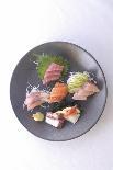 Plate of Raw Fish, Japan-Aaron McCoy-Photographic Print