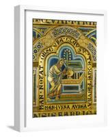 Aaron Puts a Golden Jar with Mannah in the Ark of the Covenant-Nicholas of Verdun-Framed Giclee Print