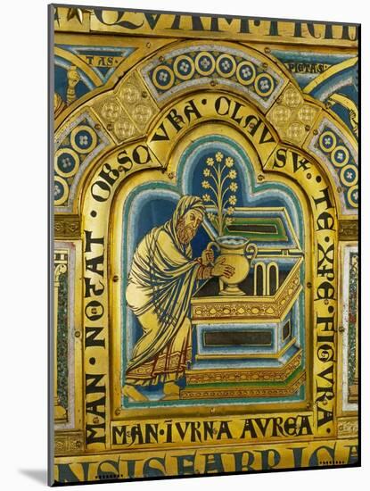 Aaron Puts a Golden Jar with Mannah in the Ark of the Covenant-Nicholas of Verdun-Mounted Giclee Print